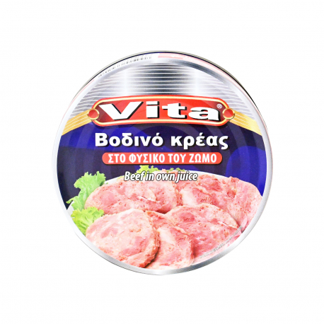 Vita βοδινό κρέας στο φυσικό του ζωμό (180g)