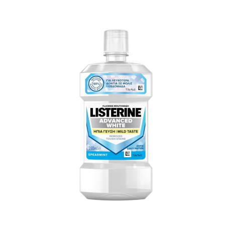 Listerine στοματικό διάλυμα advanced white spearmint (250ml)