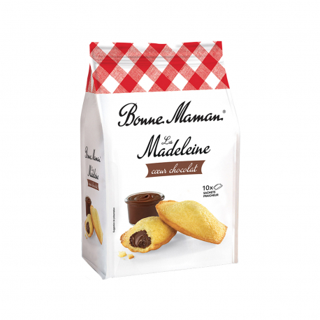 Bonne maman μπισκότα γεμιστά madeleine chocolat (210g)