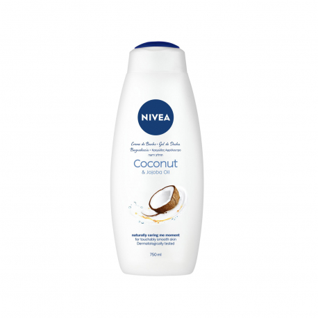 Nivea αφρόλουτρο coconut & jojoba oil (750ml)