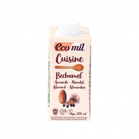 Ecomil μπεσαμέλ αμυγδάλου - βιολογικό, χωρίς γλουτένη, vegan (200ml)