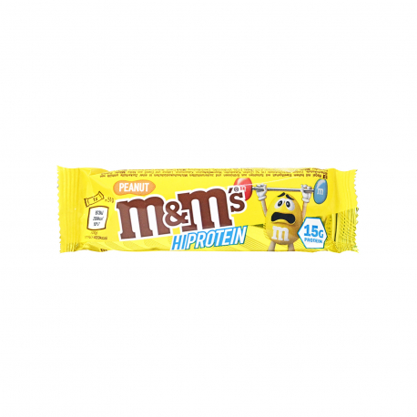 M&m's μπάρα πρωτεΐνης hi protein peanut (51g)