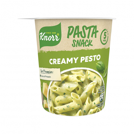 Knorr ζυμαρικά μαγειρεμένα pasta snack pesto (68g)