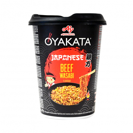 Oyakata νουντλς στιγμής japanese beef wasabi (93g)