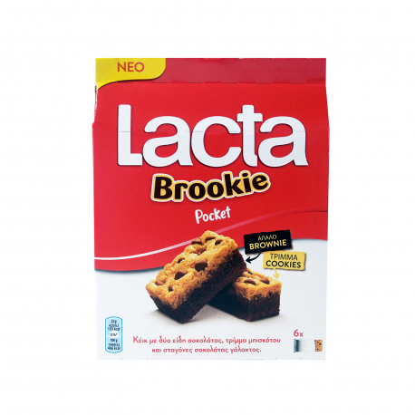 Lacta κέικ brookie pocket (132g)