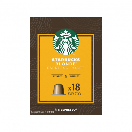 Starbucks καφές espresso σε κάψουλες roast blonde (18τεμ.)