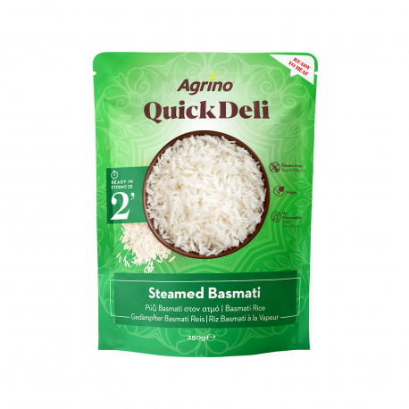 Agrino ρύζι basmati quick deli - χωρίς γλουτένη,vegan (250g)