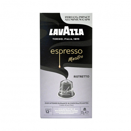 Lavazza καφές espresso σε κάψουλες maestro ristretto (10τεμ.)