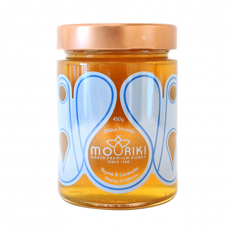 Mouriki μέλι milos honey θυμάρι & λεβάντα (450g)