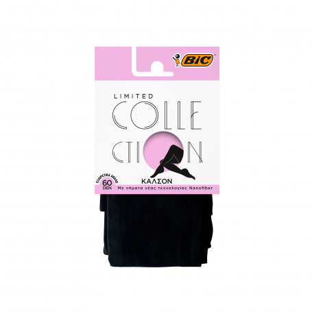 BIC καλσόν nano - limited collection μαύρο - large 60den