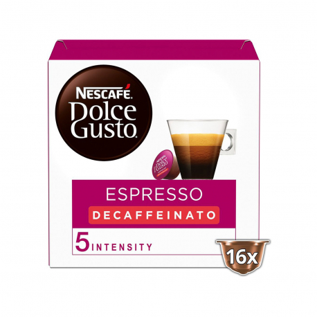 Nescafe dolce gusto καφές espresso σε κάψουλες decaffeinato 16 μερίδες (16τεμ.)