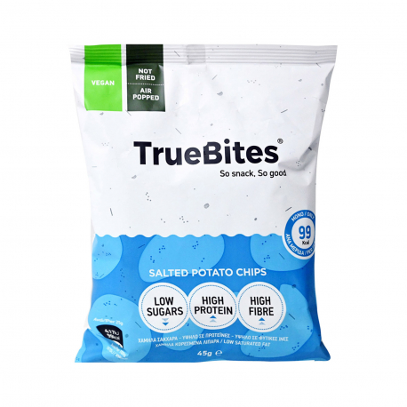 Truebites τσιπς πατατάκια αλάτι - vegan (45g)