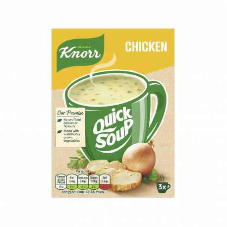 Knorr σούπα στιγμής quick soup chicken (3x17g)