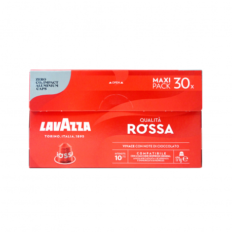 Lavazza καφές espresso σε κάψουλες qualita rossa (30τεμ.)