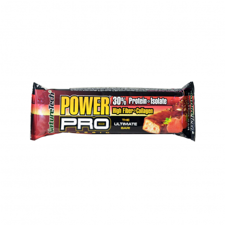 Nature tech μπάρα πρωτεΐνης power pro strawberry (80g)