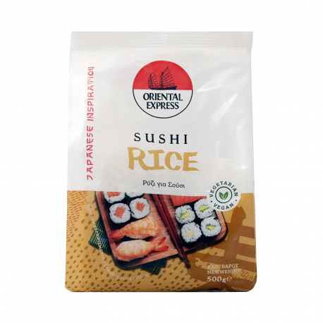 Oriental express ρύζι για σούσι - vegetarian, vegan (500g)