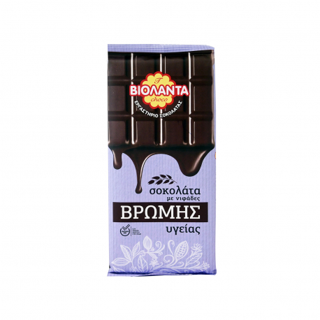Βιολάντα σοκολάτα υγείας με νιφάδες βρώμης (100g)