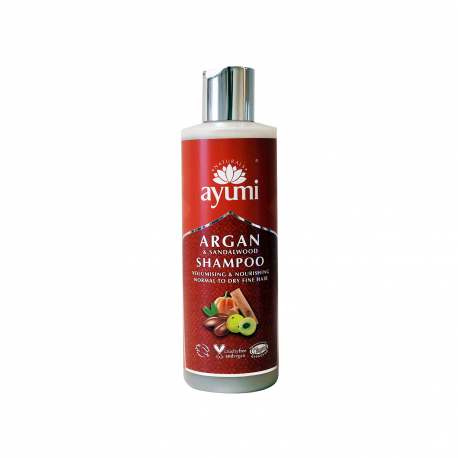 Ayumi σαμπουάν μαλλιών argan & sandalwood - προϊόντα που μας ξεχωρίζουν (250ml)