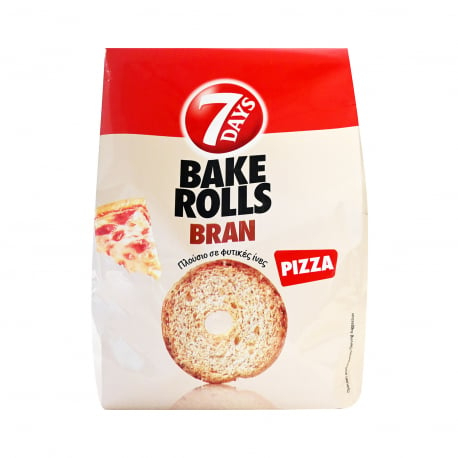 7days αρτοσκεύασμα bake rolls pizza (150g)