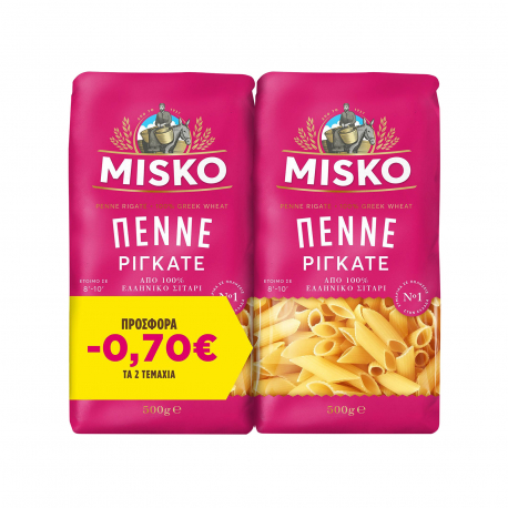 Misko πάστα ζυμαρικών πέννες ριγκάτε (500g) (-0.7€)