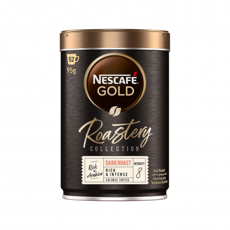 Nescafe καφές στιγμιαίος gold roastery dark (95g)