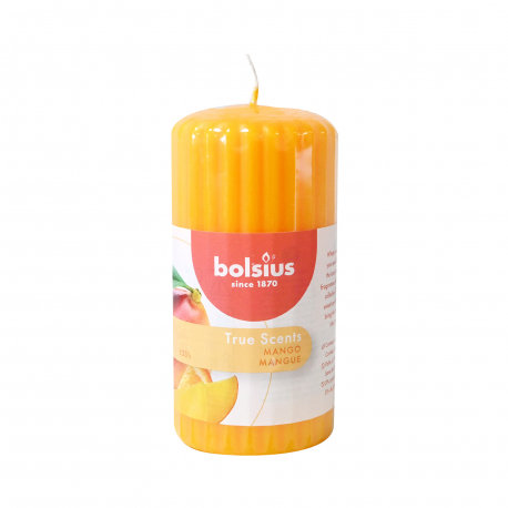 Bolsius κερί κορμός true scents 120/58 mango
