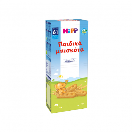 Hipp μπισκότα παιδικά - βιολογικό 6+ μηνών (180g)