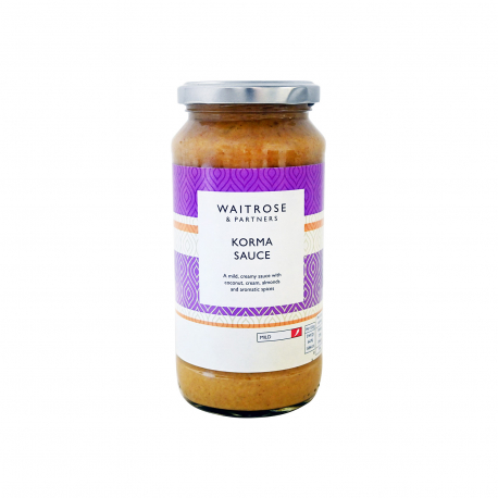 Waitrose σάλτσα σως korma mild (450g)