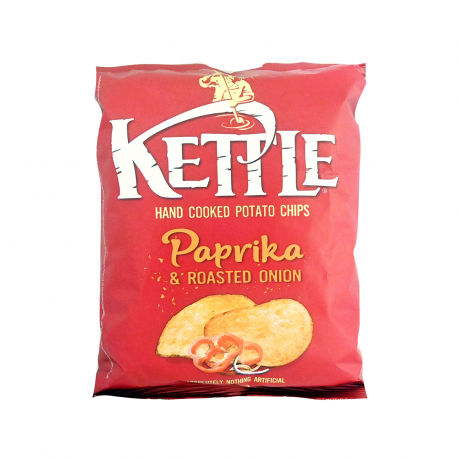 Kettle τσιπς πατατάκια paprika & roasted onion (130g)