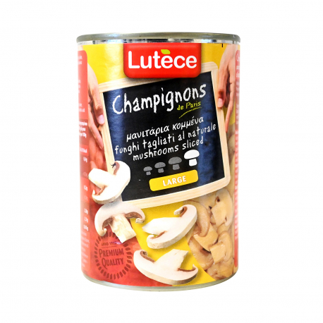 Lutece μανιτάρια champignons κομμένα (400g)