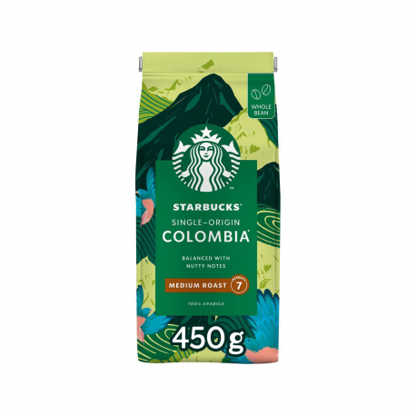 Starbucks καφές espresso colombia - σε κόκκους (450g)