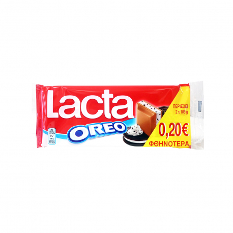 Lacta σοκολάτα γάλακτος oreo (105g) (-0.2€)