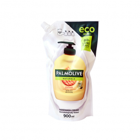 Palmolive υγρό κρεμοσάπουνο ανταλλακτικό milk & honey (900ml)
