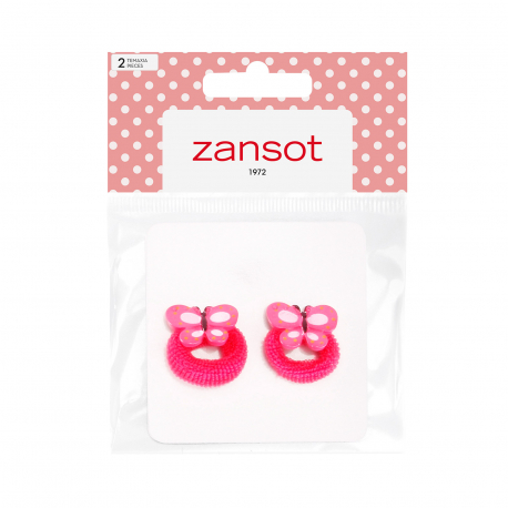 Zansot λαστιχάκια μαλλιών παιδικό ροζ