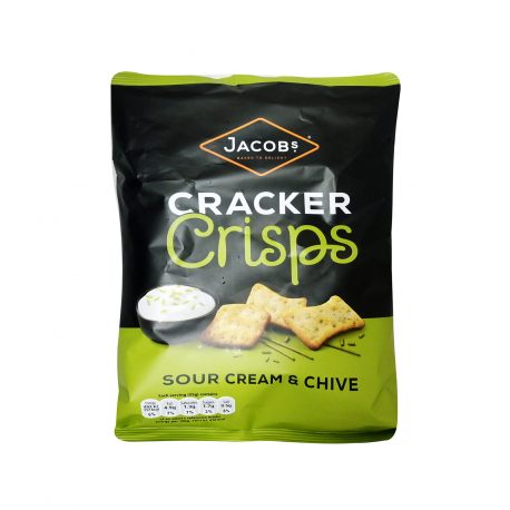 Jacobs κράκερ crisps sour cream & chive (150g)