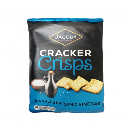 Jacobs κράκερ crisps sea salt & balsamic vinegar (150g)