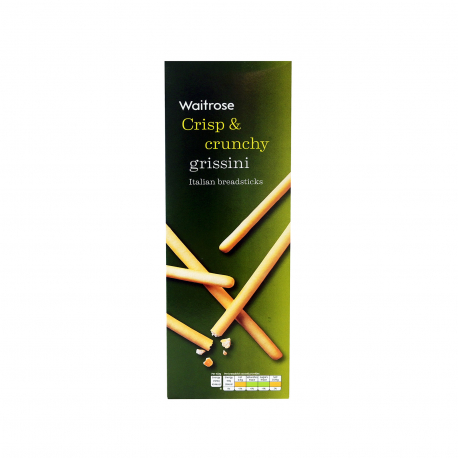 Waitrose κριτσίνια crisp & crunchy grisiini - vegetarian (125g)