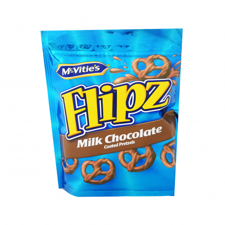 Macvitie's σνακ pretzel flipz milk chocolate (90g)
