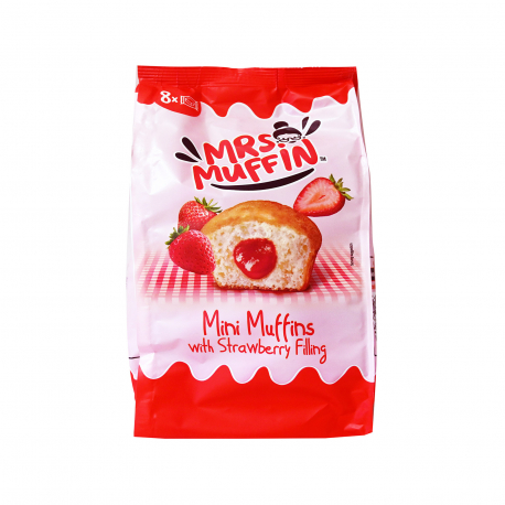 Mrs Muffin κέικ μίνι muffin mini με γέμιση φράουλα (200g)