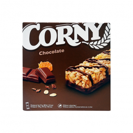 Corny μπάρες chocolate (6x25g)