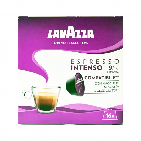 Lavazza καφές espresso σε κάψουλες intenso (16τεμ.)
