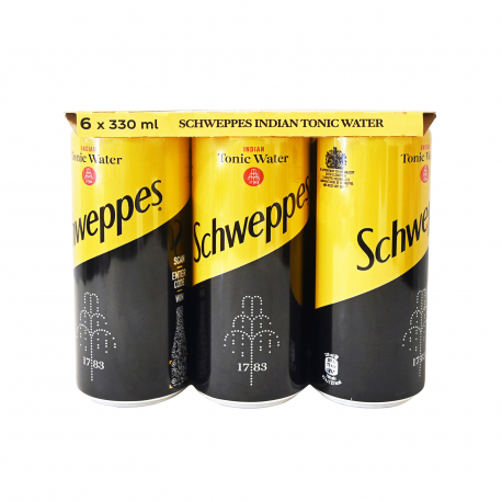 Schweppes αναψυκτικό τόνικ (6x330ml)