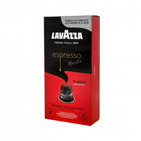 Lavazza καφές espresso σε κάψουλες maestro classico (10τεμ.)