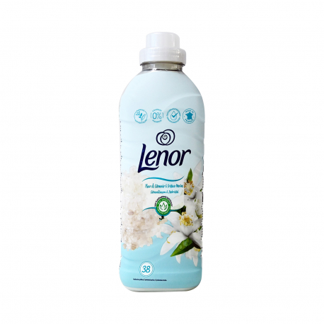 Lenor μαλακτικό ρούχων lime blossom & sea salt 798 ml (38μεζ.)