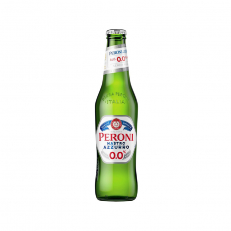 Peroni μπίρα nastro azzuro 0. 0% χωρίς αλκοόλ (330ml)