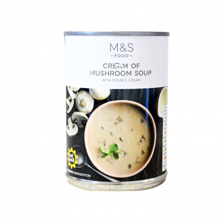 M&S food σούπα έτοιμη cream of mushroom (400g)