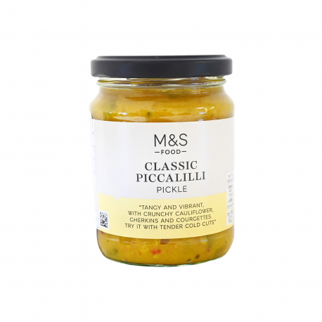 M&S food τουρσί piccalilli classic - vegan (285g)