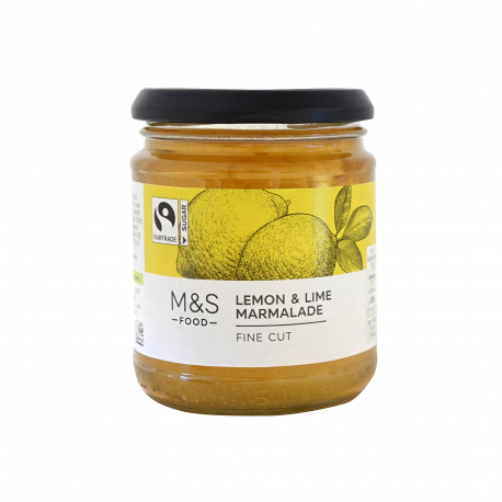 M&S food μαρμελάδα lemon & lime - vegan (340g)