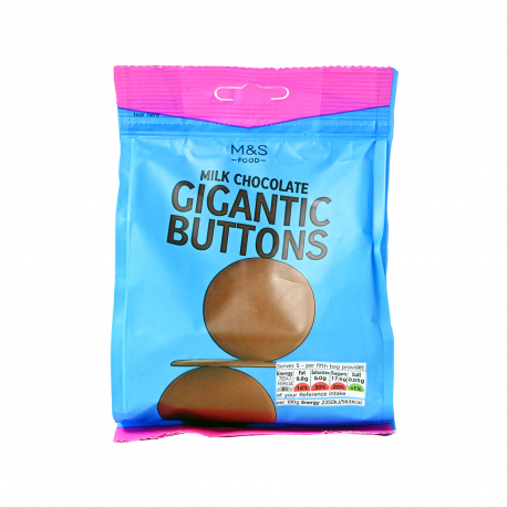 M&S food σοκολατάκια γάλακτος gigantic buttons (150g)