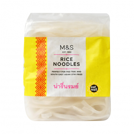 M&S food νουντλς ρυζιού - vegan (180g)
